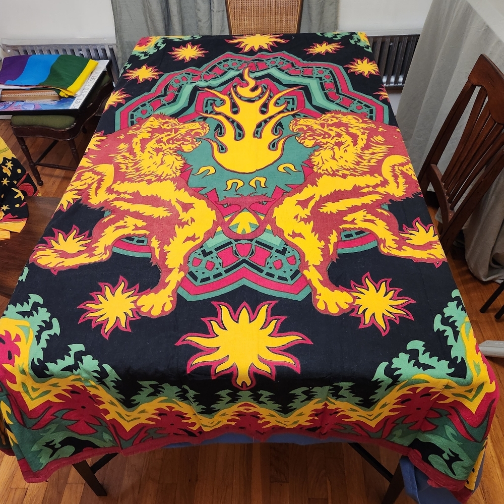 Bob Marley Printed Wrap Tapestry 2005 Funky People 7ft by 5ft